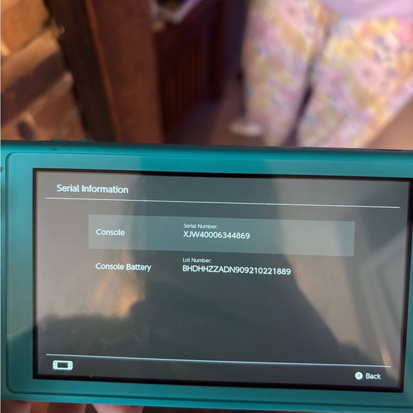 Nintendo Switch Lite Turquoise w/ charging cord & case - Picture 7 of 7